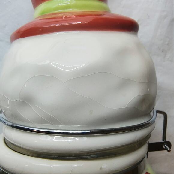 Boston Warehouse Snowman Ceramic Canister Holiday Kitchen Décor - Picture 9 of 12